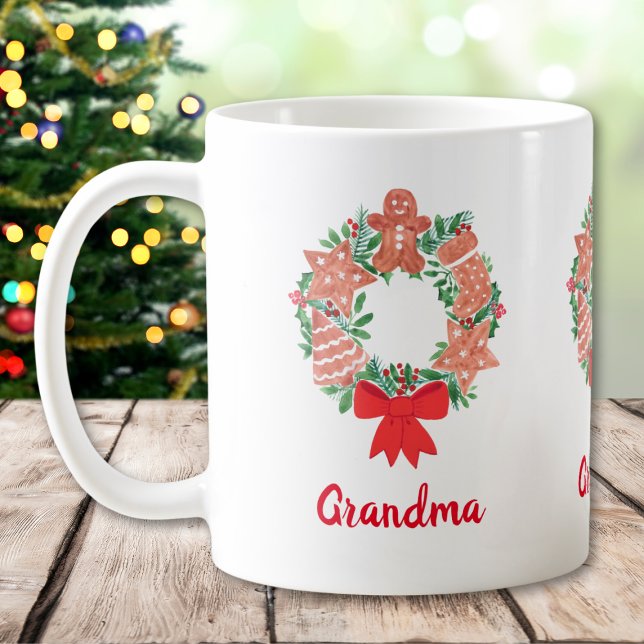 Taza De Café Wreath, Navidades de la abuela (Subido por el creador)