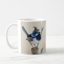 Wren Wren and Fantasy Robin - ave Mug