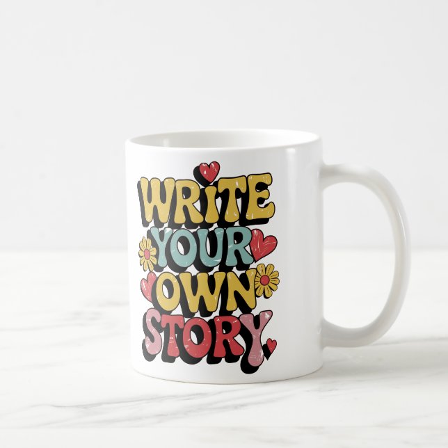 Taza De Café Write Your own Story (Derecha)