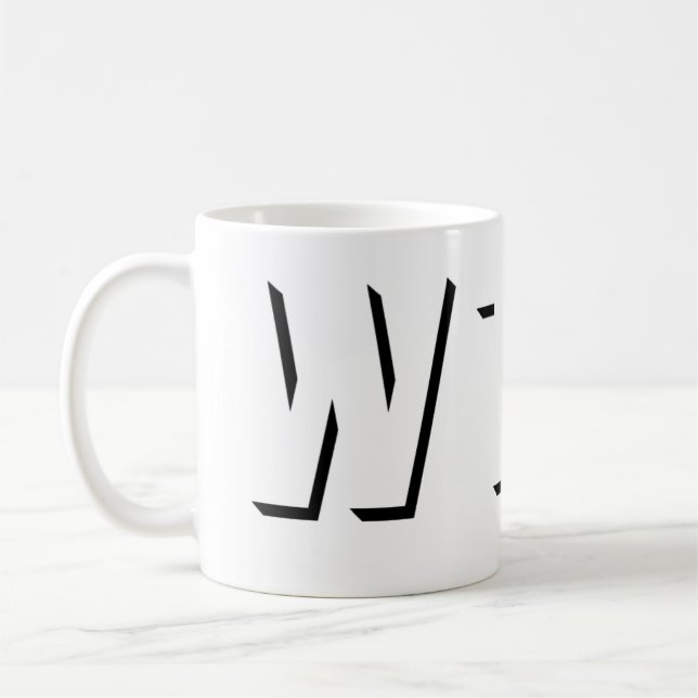 TAZA DE CAFÉ ¿WTF? (Izquierda)