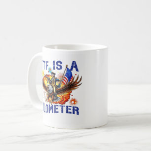 Taza De Café wtf es un km águila 4 de julio de regalo café