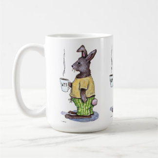 Taza De Café WTF Rabbit Redux mug