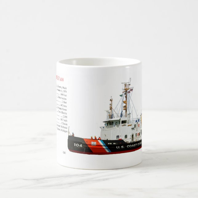 Taza De Café WTGB 104 Biscyne Bay (Centro)