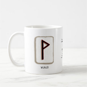Taza De Café Wunjo RuneStone Mug