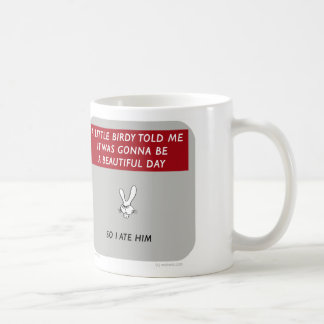 Taza De Café WW046 waitwot "conejito de los badass" poco birdy