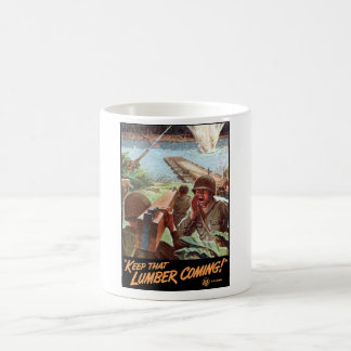 Taza De Café WW2 -- ¡Guarde ese venir de la madera de