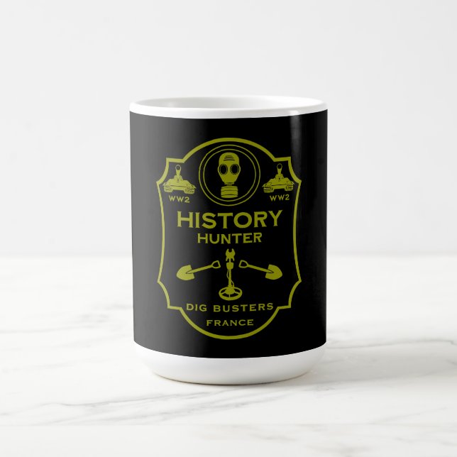 Taza De Café WW2 Trench Battlefield Metal Detecting Club (Centro)