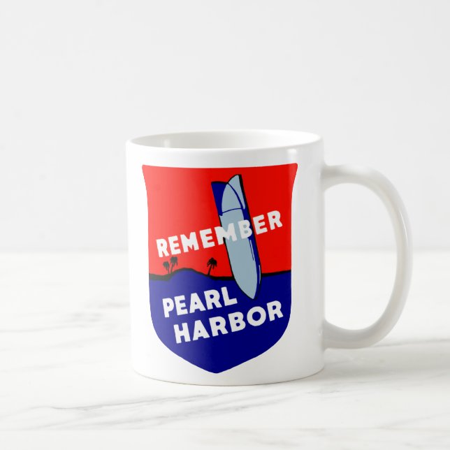 Taza De Café WWII recuerdan el Pearl Harbor (Derecha)