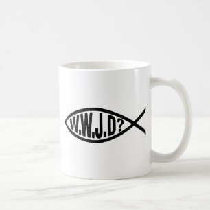 Taza De Café WWJD qué Jesús haría