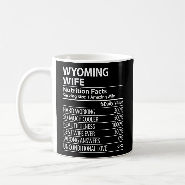 Taza De Café Wyoming Wy Nutrition Hacts Estados Unidos (Izquierda)