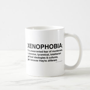 Taza De Café Xenofobia definida