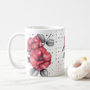Taza De Café XJ Camellia Design Classic Mug