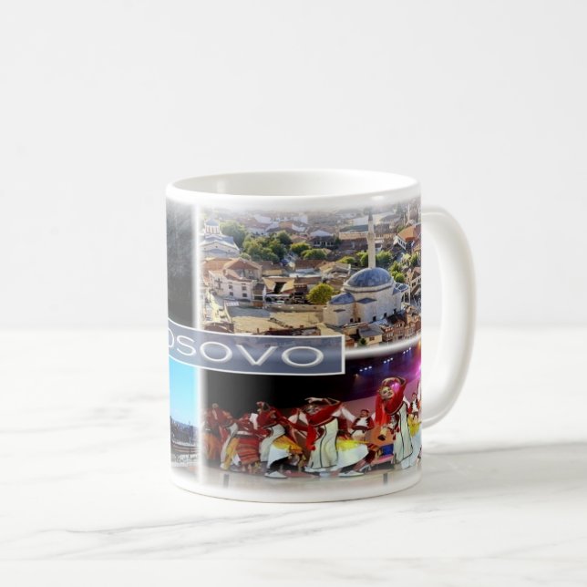 Taza De Café XK Kosovo - (Anverso derecho)