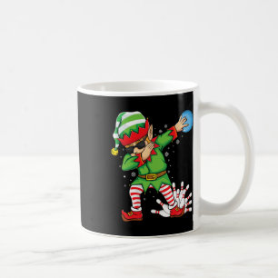 Taza De Café Xmas Dabbing Elf Bowl Ll y Navidades Pins se dobla