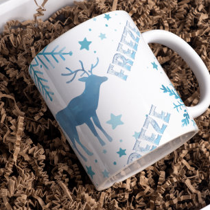 Taza De Café Xmas de Snowflakes