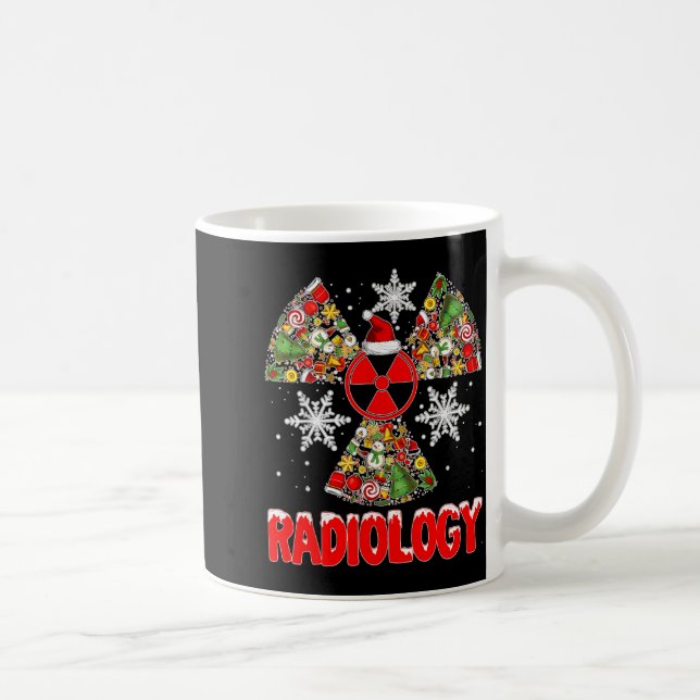 Taza De Café Xmas Radiology Christmas Radiologist Xray Tech Cut (Derecha)