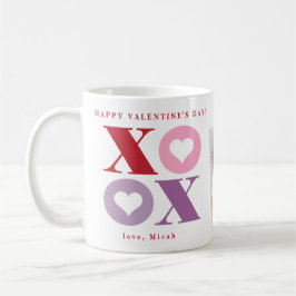 Taza De Café Xoxo Corazón Feliz Día de San Valentín Dos Fotos C