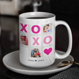 Taza De Café XOXO Feliz Día de San Valentín foto de Personaliza