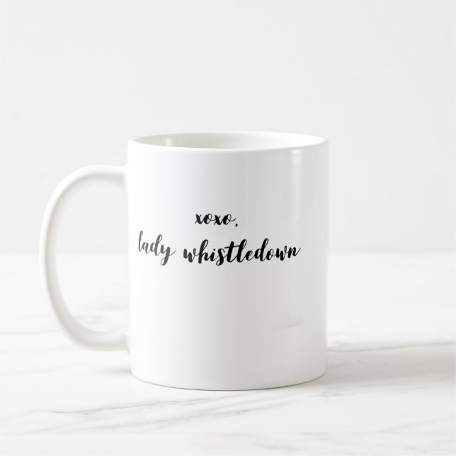 Taza De Café XOXO Lady Whistledown   (Izquierda)