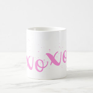 Taza De Café Xoxo-Pink Trendy
