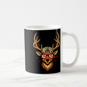 Taza De Café Xoxo San Valentín ciervo camuflaje retro caza niño