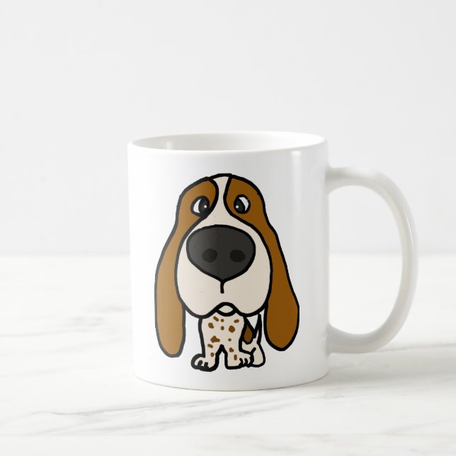Taza De Café XX perro de caza divertido (Derecha)