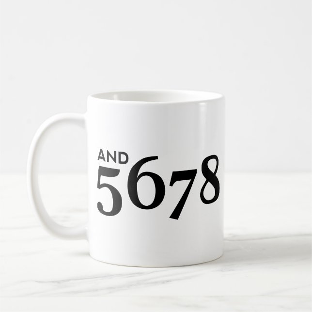 TAZA DE CAFÉ Y 5678 (Izquierda)
