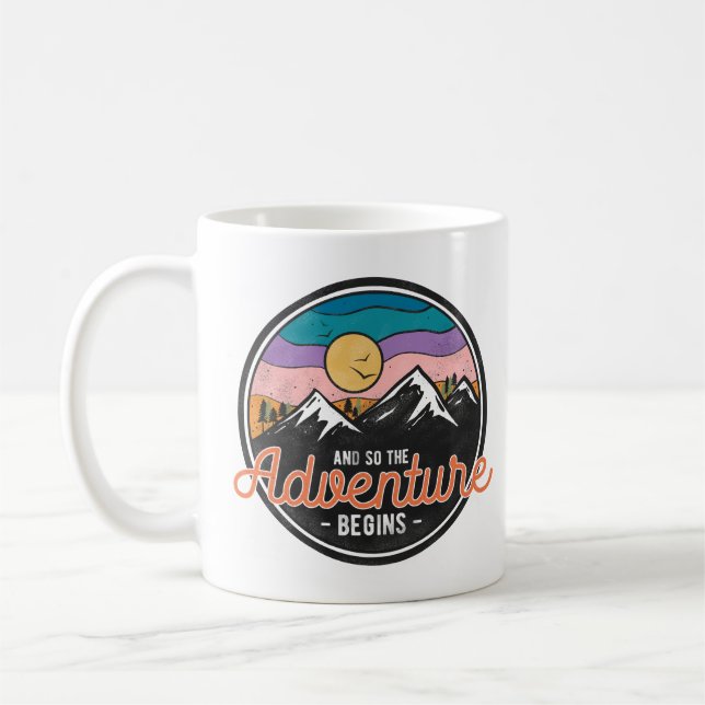 Taza De Café Y Así Comienza La Aventura (Izquierda)