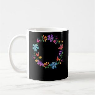 Taza De Café Y Creo Que Es Lo Que Una Flor De Mundo Maravillosa
