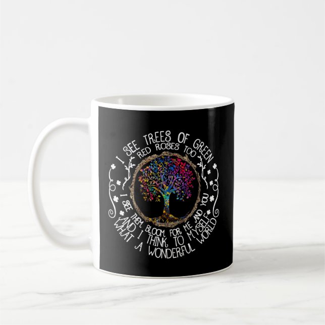 Taza De Café Y Creo Que Para Mí Es Una Cita Maravillosa Del Mun (Izquierda)
