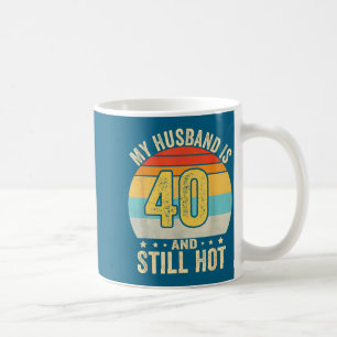 Taza De Café Y cumpleaños 40 del marido Husband 40