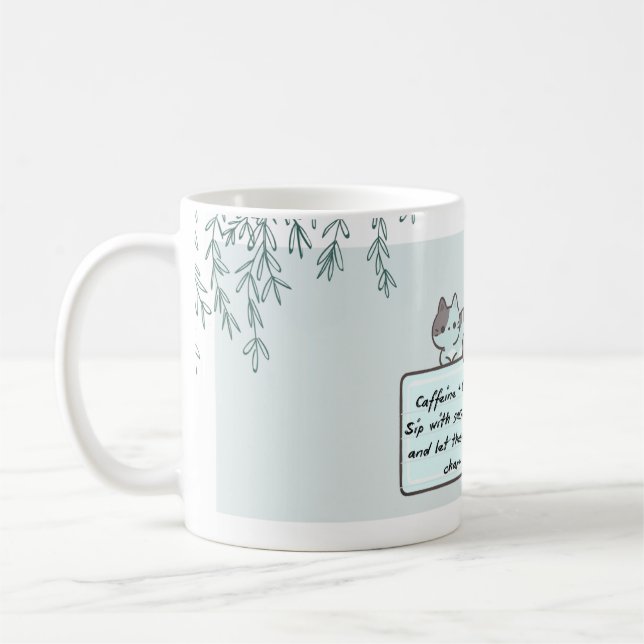 Taza de café y gatos (Izquierda)