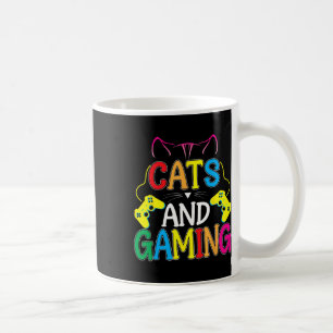 Taza De Café Y Juegos para el jugador amante de los gatos Video