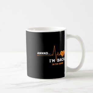 Taza De Café Y soy Byck Heart Attack Fun Heartbeat Bysketbyll