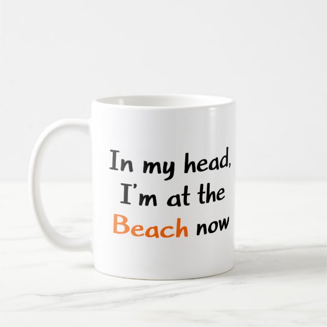 Taza De Café ya estoy en la playa (Izquierda)