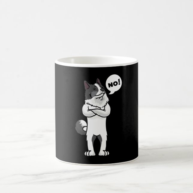 Taza De Café Yakutian Laika Stubborn Dog (Centro)