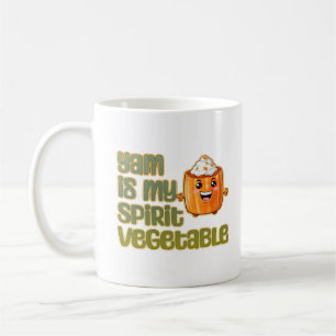 Taza De Café Yam es mi espíritu Vegetable clásico