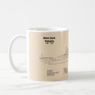 Taza De Café Yamato - Diseño de Planes de Diseño de Diseño de B