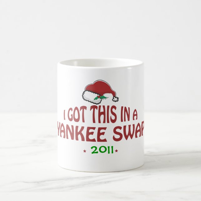 Taza De Café Yankee Swap Gift (Centro)