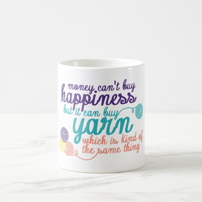 Taza De Café Yarn Happiness Mug (Centro)
