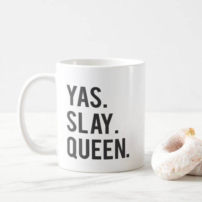 Taza De Café Yas mata la impresión de la reina (Con donut)
