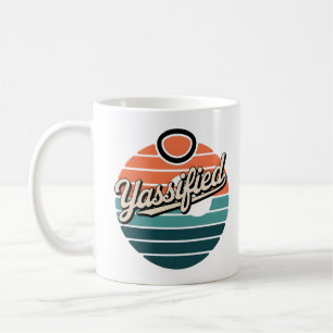 Taza De Café Yassified Retro Sunset