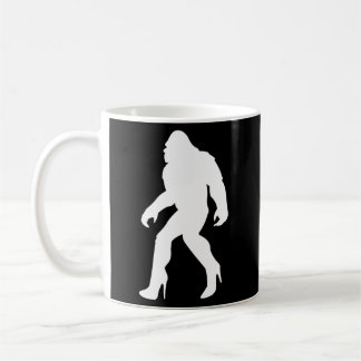 Taza De Café Yassquatch Pisón Grande Sasquatch En Techos Altos 