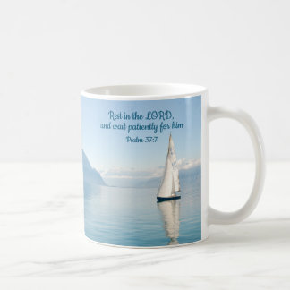 Taza De Café Yate en aguas tranquilas