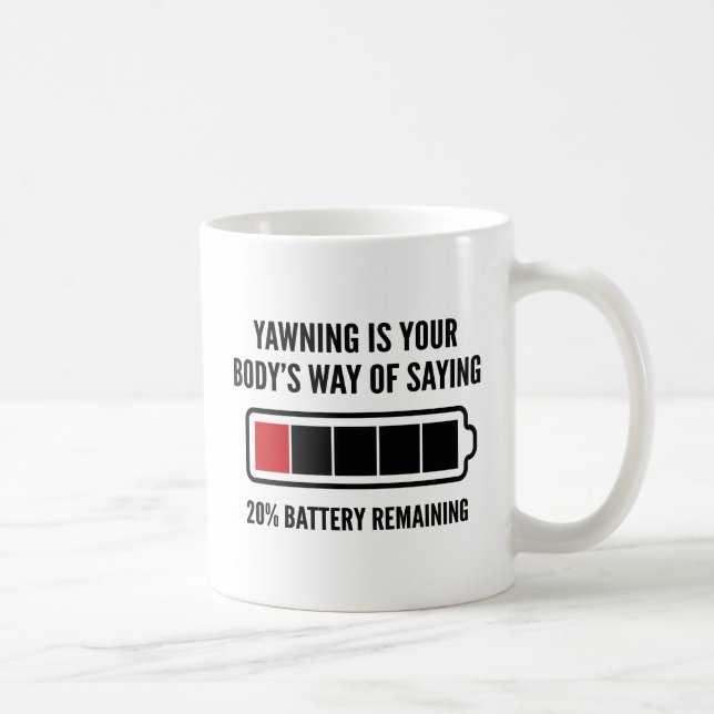 Taza De Café Yawning (Derecha)