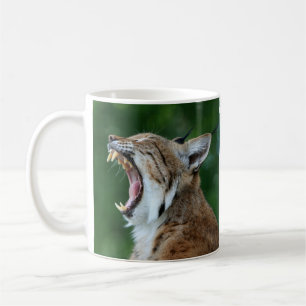 Taza De Café Yawning Bobcat