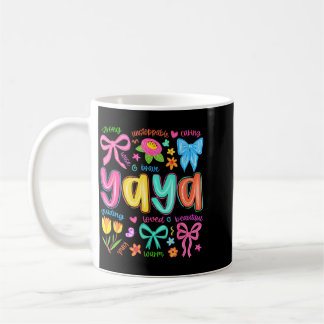 Taza De Café Yaya Bow Amó Hermoso Día Divertido de las Madres C