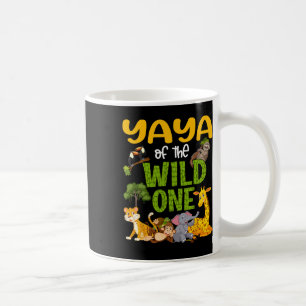 Taza De Café Yaya De La Selva Salvaje De Safari De Cumpleaños D