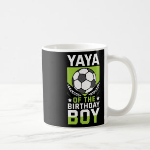 Taza De Café Yaya Del Equipo De Cumpleaños Del Futbolista Cumpl
