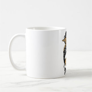 Taza De Café Yaya Life Messy Bun Hair gracioso leopardo Yaya